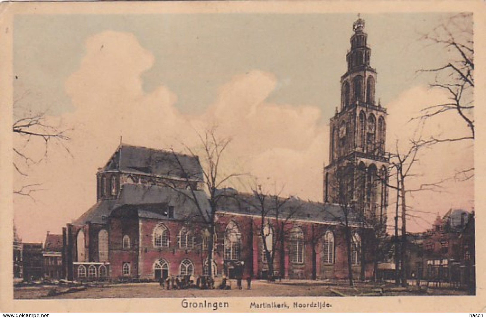 4851150Groningen, Martinikerk Noordzijde. (kleine Vouwen In De Hoeken) - Groningen