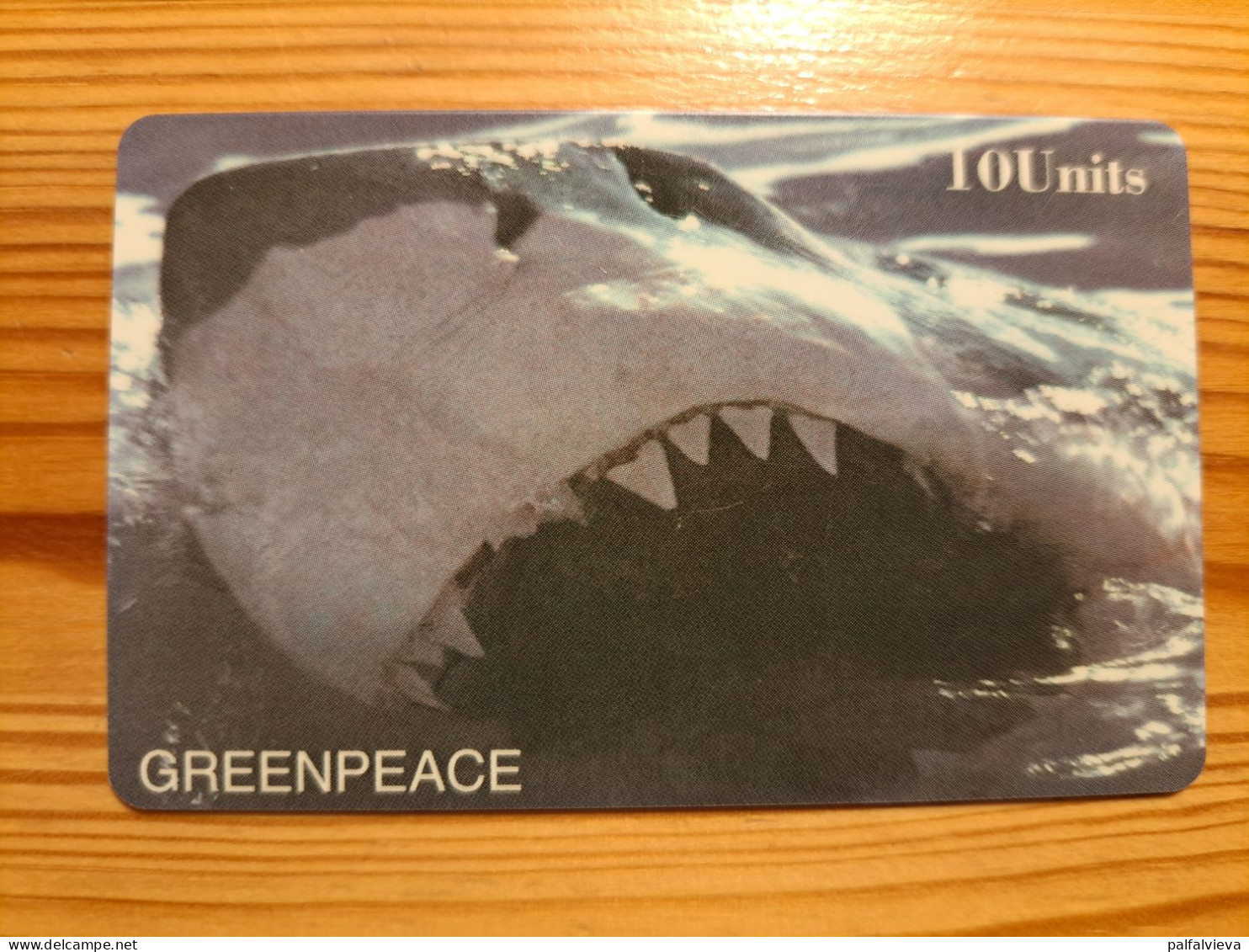 Prepaid Phonecard United Kingdom, Unitel - Greenpeace, Shark - Emissions Entreprises