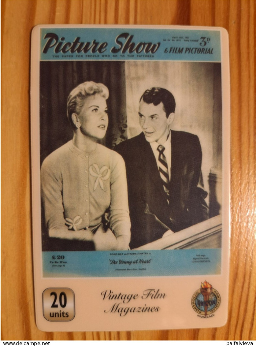 Prepaid Phonecard United Kingdom, Unitel - Cinema, Vintage Film Magazine - [ 8] Firmeneigene Ausgaben