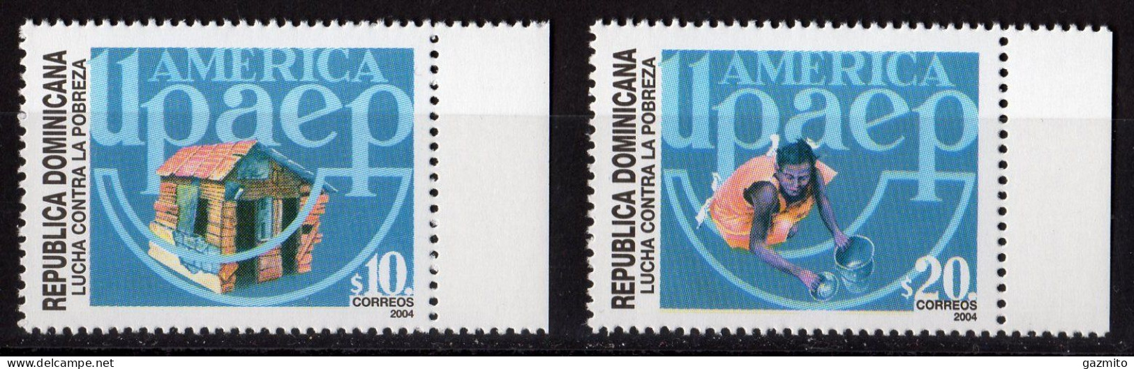 Dominicana 2004, UPAEP, Against Poverty, 2val - UPU (Wereldpostunie)