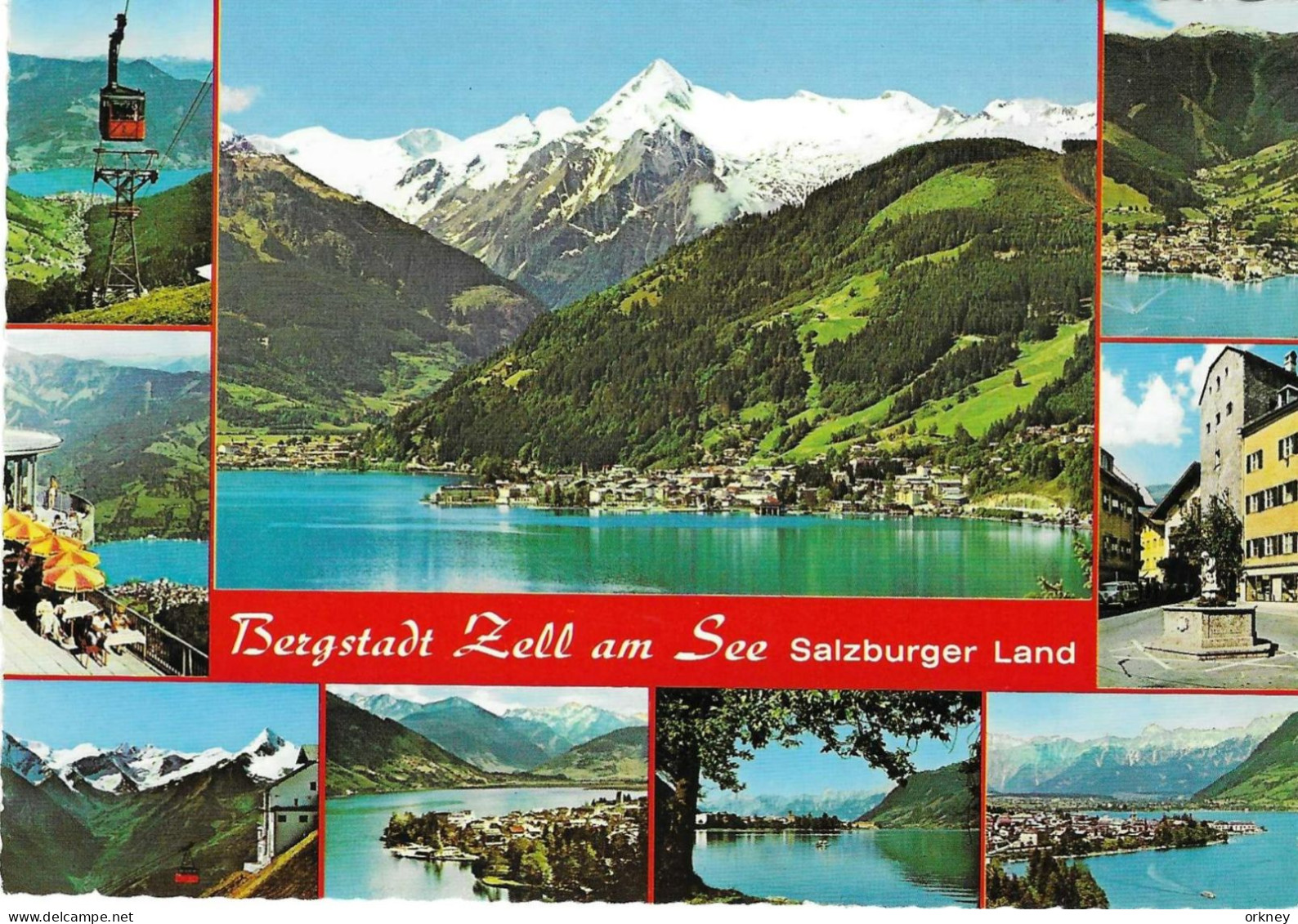 Oostenrijk 508 Zell Am See Mit Kitzsteinhorn - Zell Am See