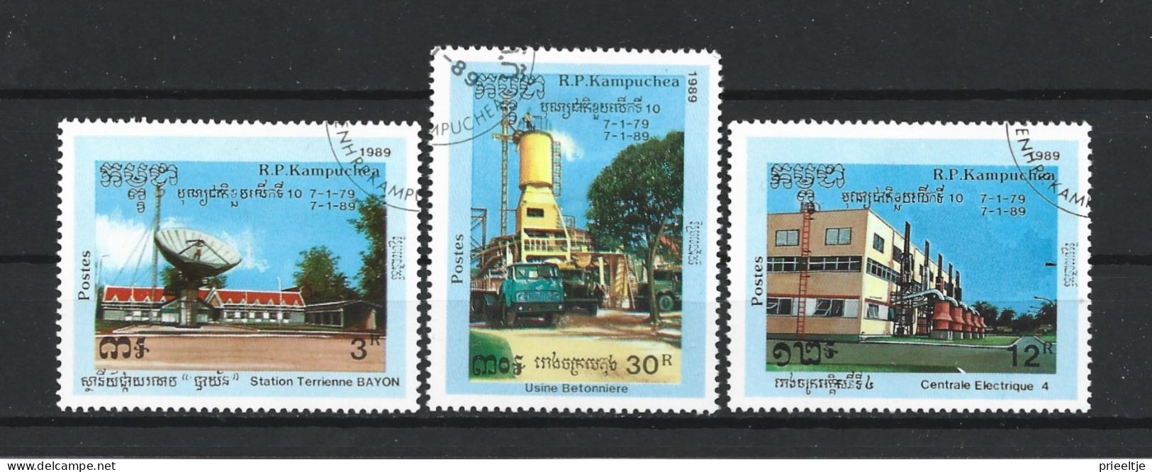 Kampuchea 1989 Technical Progress Y.T. 854/856 (0) - Kampuchea