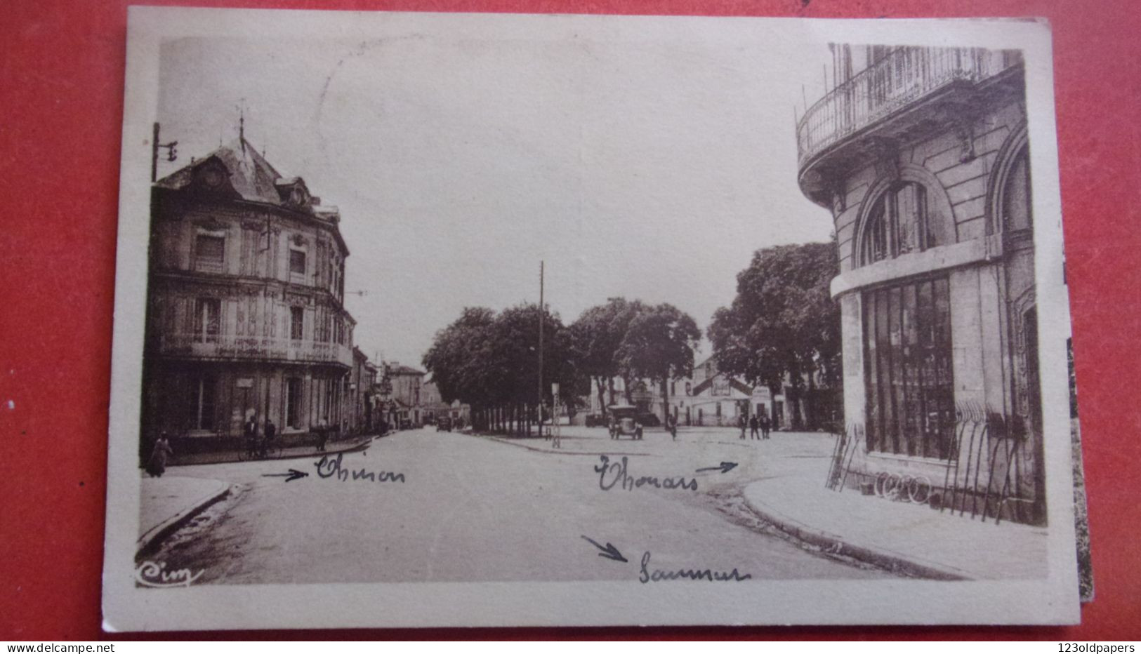 86 LOUDUN PLACE  MARCHE AUX VEAUX  1947 - Loudun