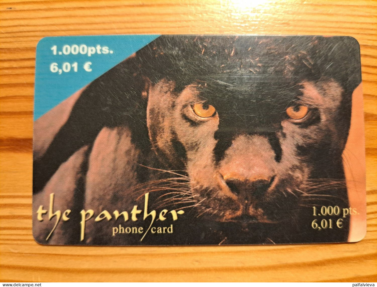 Prepaid Phonecard Spain, The Panther - Sonstige & Ohne Zuordnung