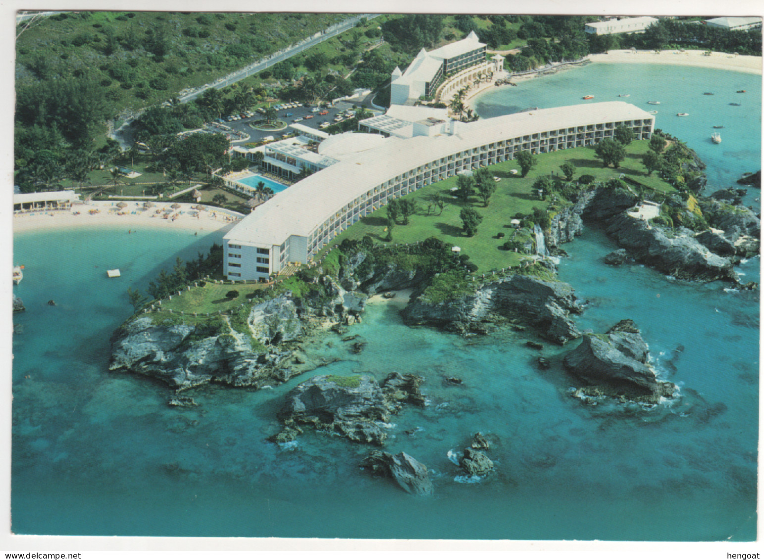 Timbres , Stamps " Attelage Transport ; Comète De Halley " Sur CP , Carte , Postcard Du 05/04/1??? - Bermudes