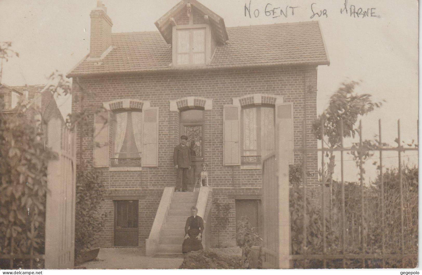 NOGENT Sur MARNE  - Un Beau Pavillon à Localiser ( Carte Photo ) - Nogent Sur Marne