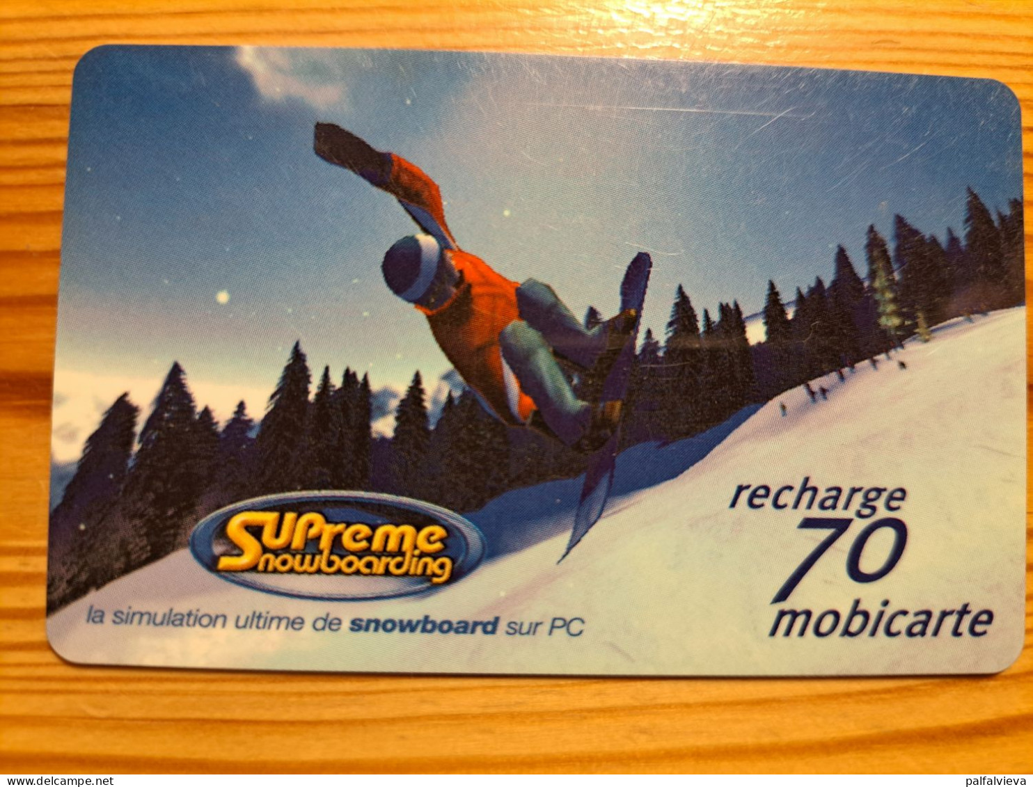 Prepaid Phonecard France, Mobi Carte - Snowboard - Prepaid: Mobicartes