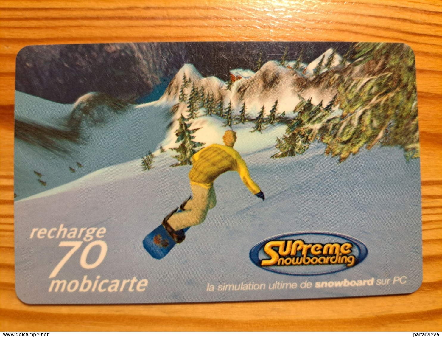 Prepaid Phonecard France, Mobi Carte - Snowboard - Nachladekarten (Handy/SIM)