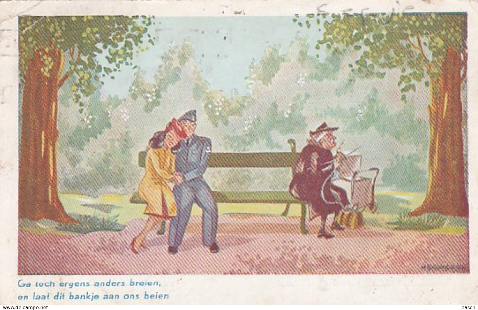 483910Illustrator: Baumgarten, ’54.Ga Toch Ergens Anders Beien…(zie Hoeken) - Baumgarten, Tilly Von