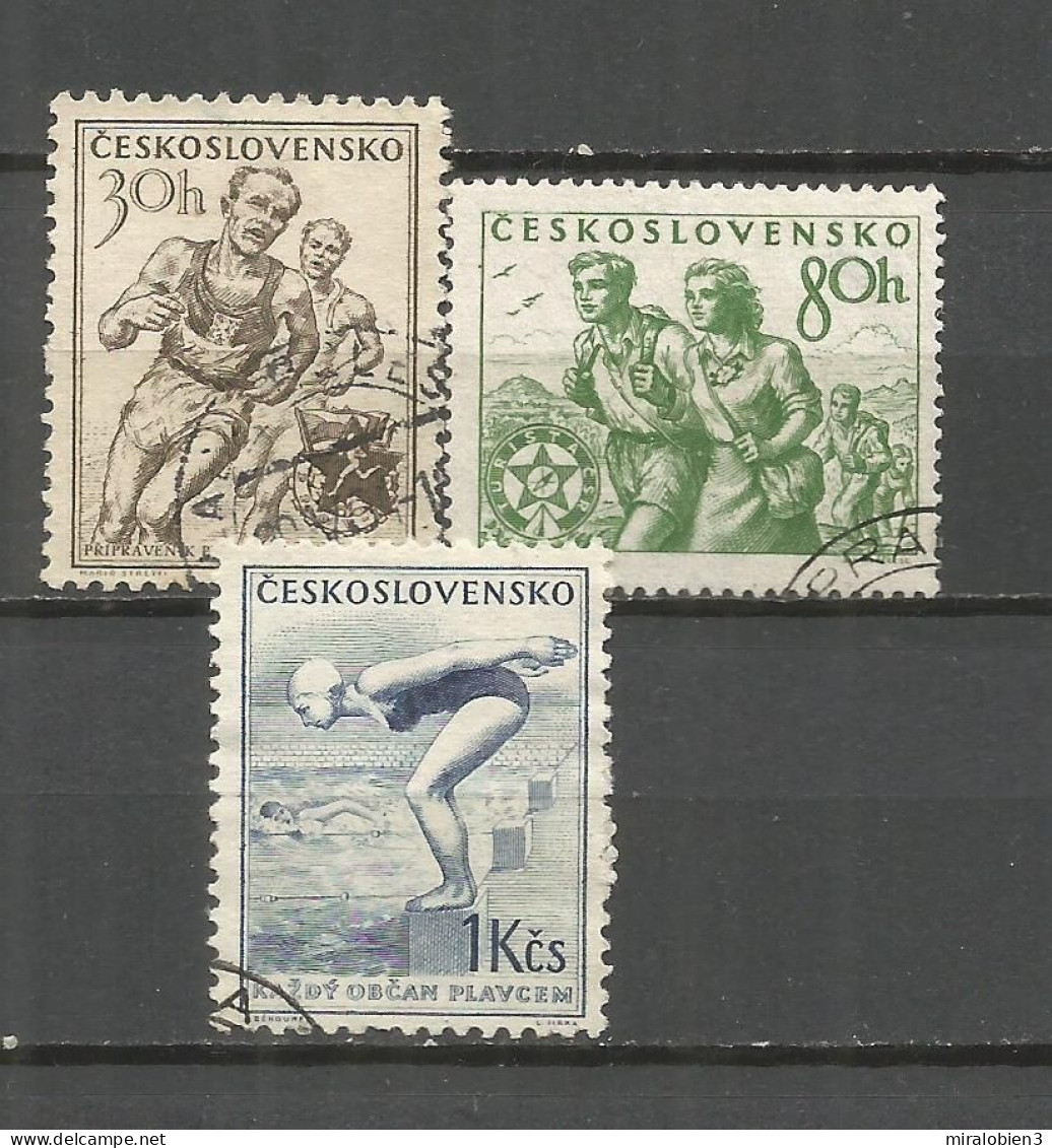 CHECOSLOVAQUIA YVERT NUM. 765/767 SERIE COMPLETA USADA - Used Stamps