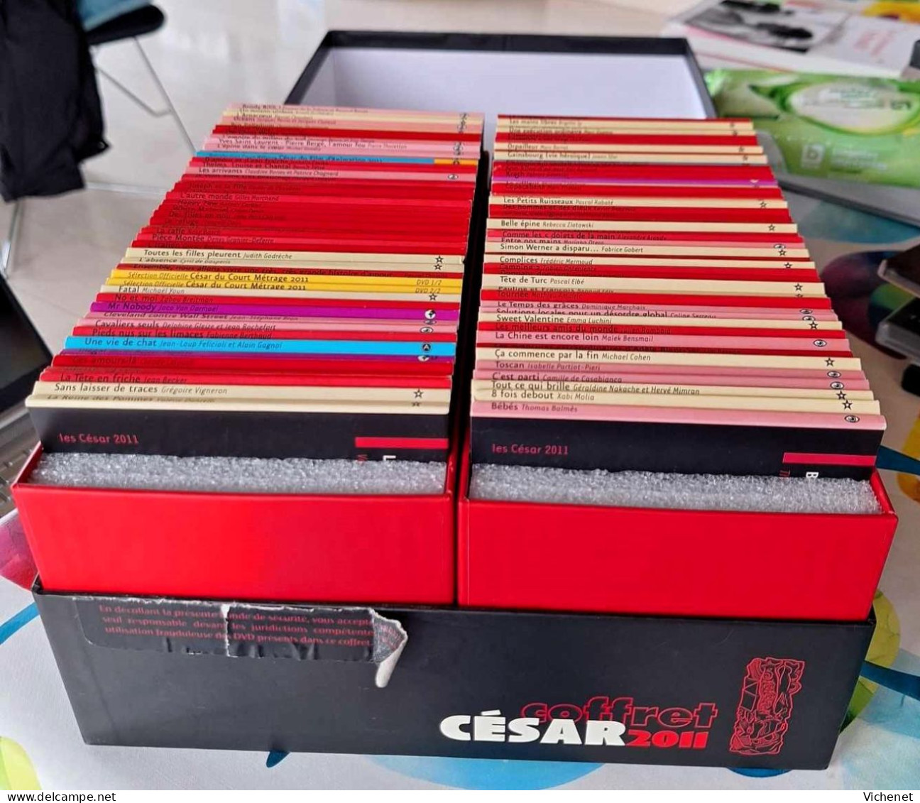 Coffret Sélection Complète Cesar 2011 Pour Jury Et Journalistes - 93 DVD's - Verzamelingen, Voorwerpen En Reeksen