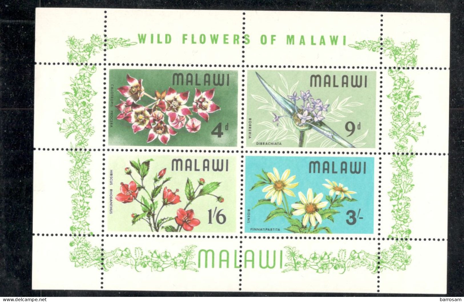 MALAWI.........1968:Michel Block 10mnh** - Malawi (1964-...)