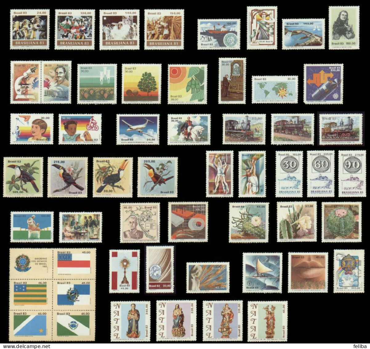 Brazil 1983 MNH Commemorative Stamps - Années Complètes