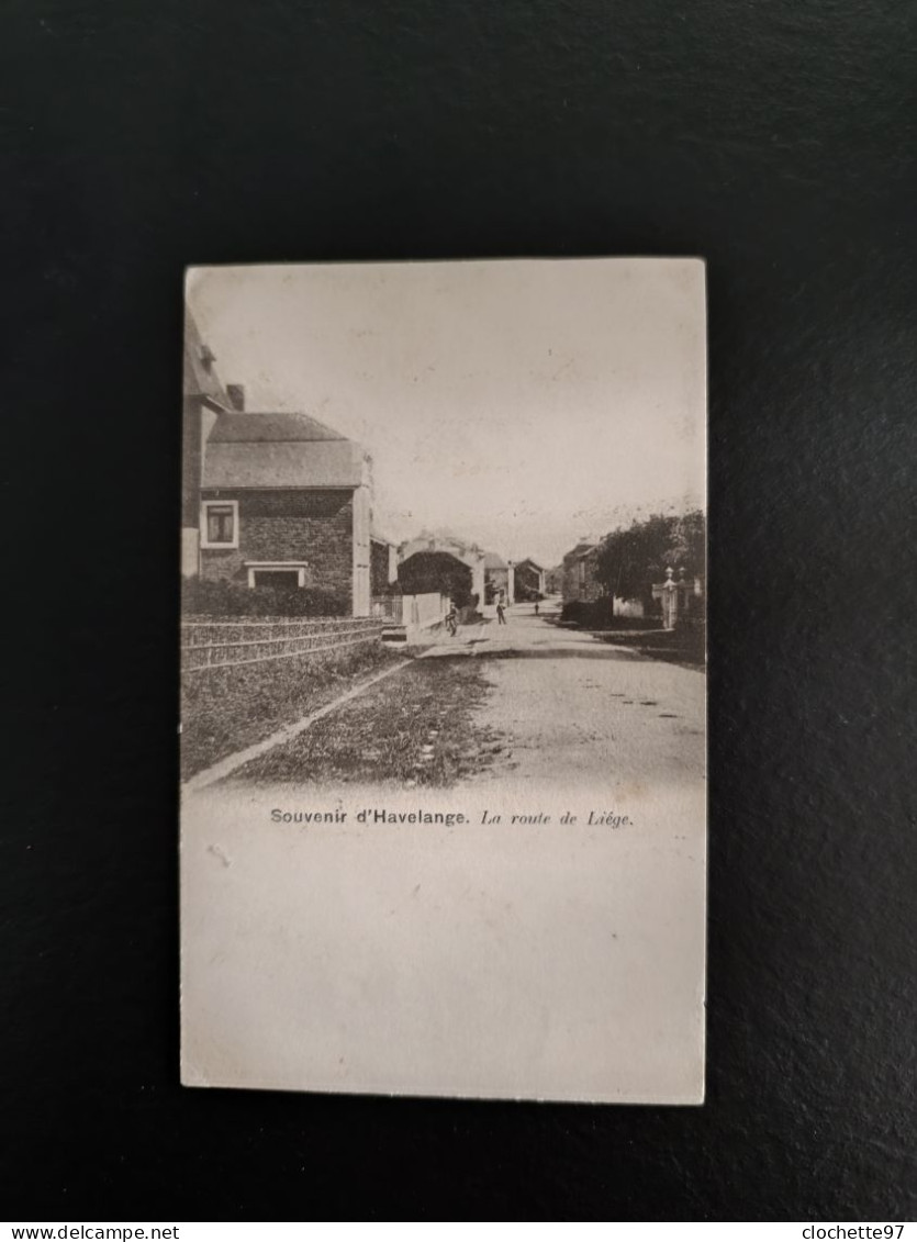 B3608- Souvenir Havelange La Route De Liège - Havelange