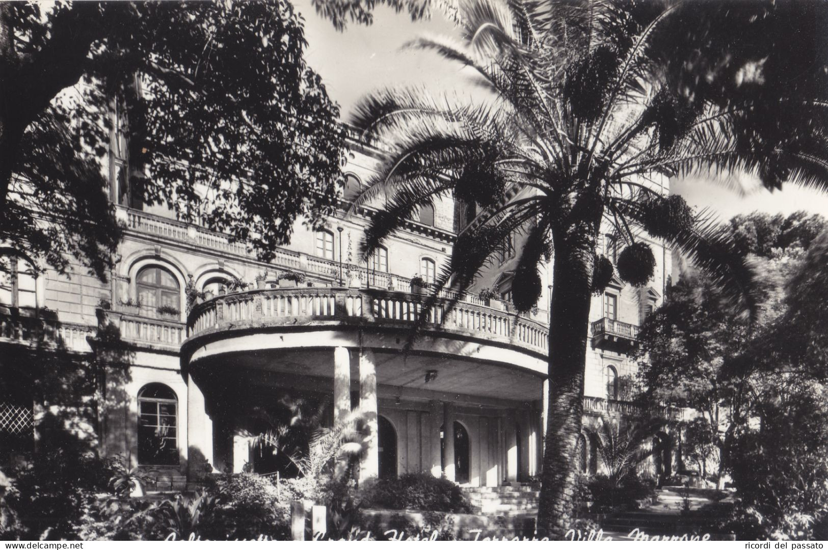 Cartolina Caltanissetta - Grand Hotel Terrazza Villa Mazzone - Caltanissetta