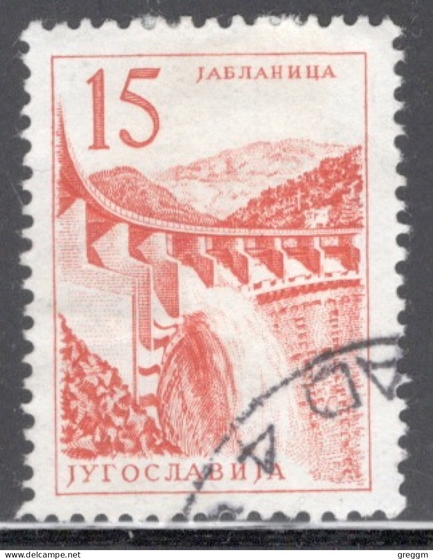 Yugoslavia 1958 Single Stamp For Technology And Architecture  In Fine Used - Oblitérés