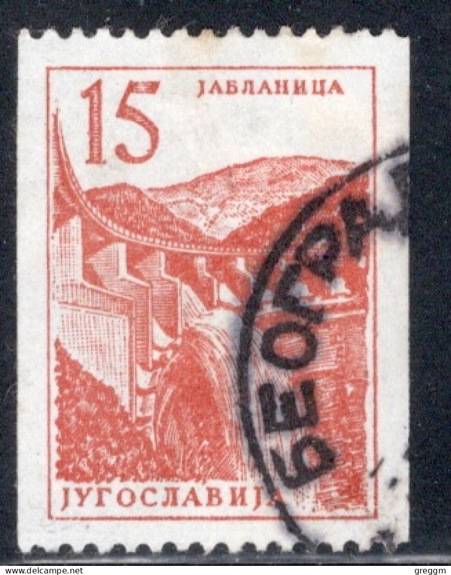 Yugoslavia 1958 Single Stamp For Technology And Architecture  In Fine Used - Oblitérés