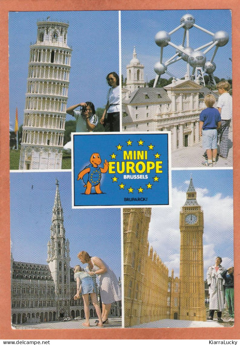 BRUXELLES - MINI EUROPE - MULTIVUES - CARTE POUR UNE ENTREE GRATUITE A L'ACHAT DE 2 PAYANTES - ECRITE - Musei