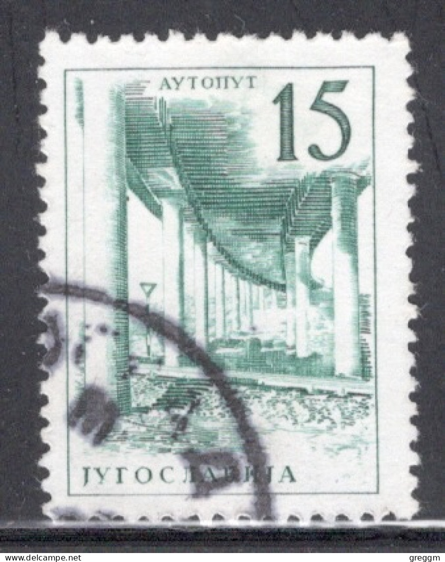 Yugoslavia 1958 Single Stamp For Technology And Architecture  In Fine Used - Oblitérés