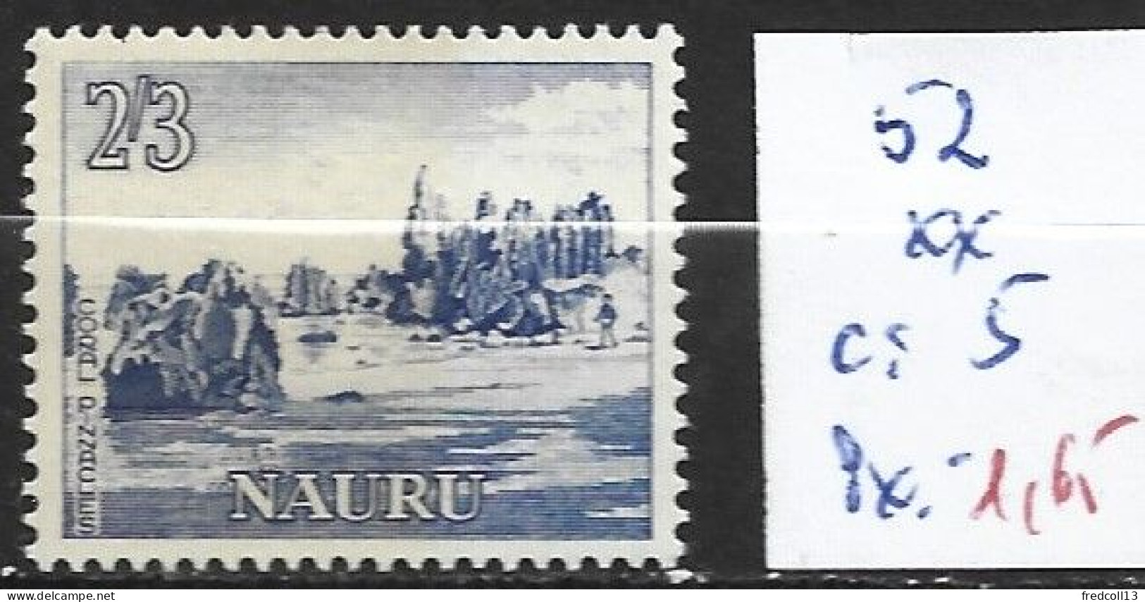 NAURU 52 ** Côte 5 € - Nauru