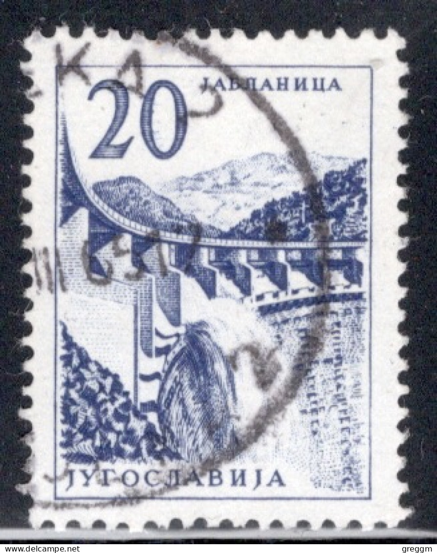 Yugoslavia 1958 Single Stamp For Technology And Architecture  In Fine Used - Gebraucht