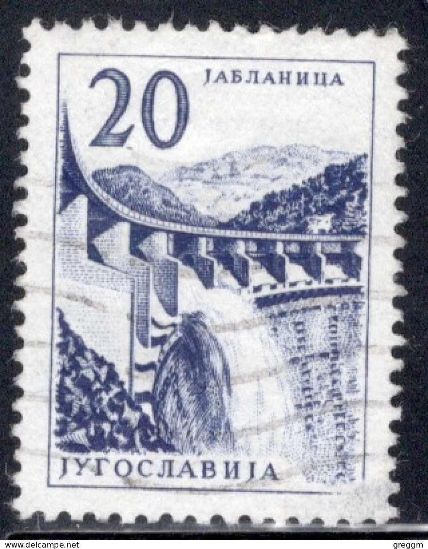 Yugoslavia 1958 Single Stamp For Technology And Architecture  In Fine Used - Gebraucht