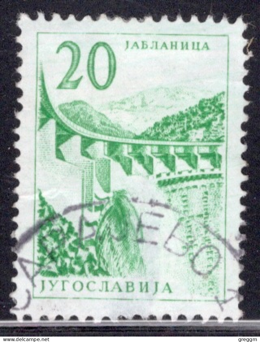 Yugoslavia 1958 Single Stamp For Technology And Architecture  In Fine Used - Oblitérés