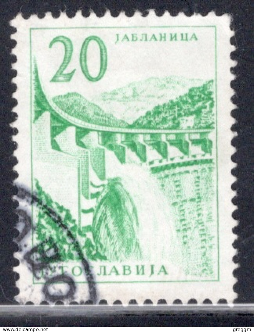 Yugoslavia 1958 Single Stamp For Technology And Architecture  In Fine Used - Gebraucht