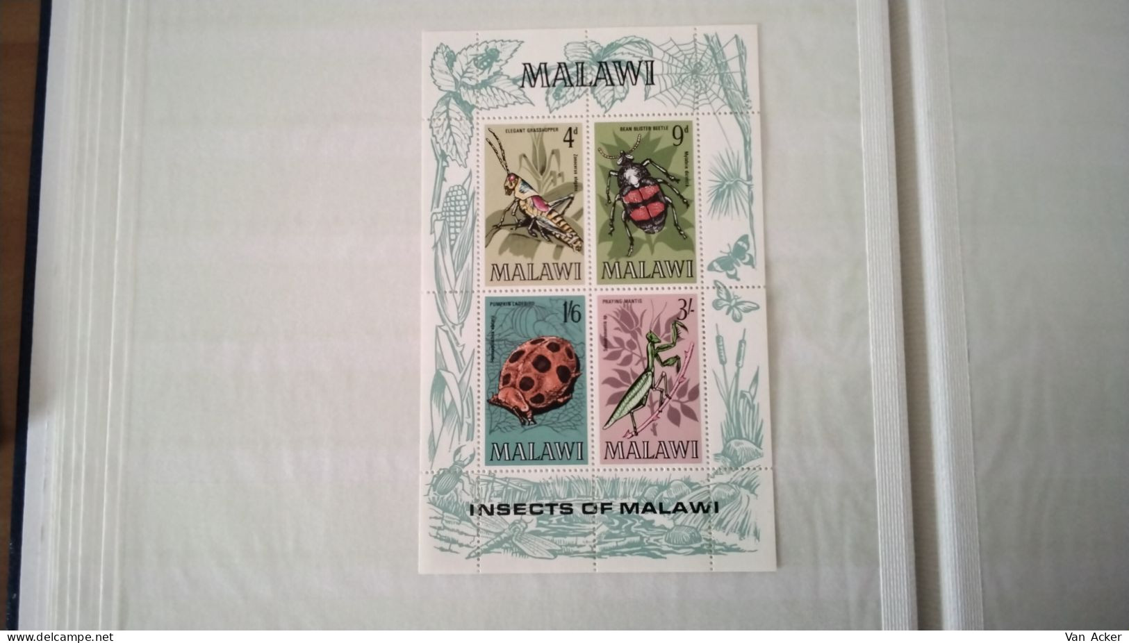 Malawi BL17** Insects. - Malawi (1964-...)