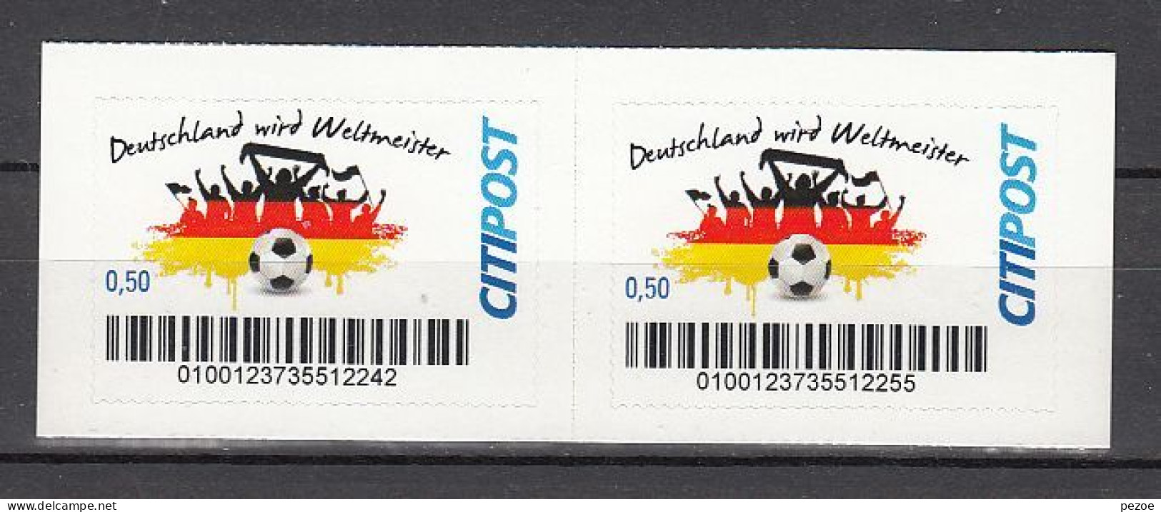 Football / Soccer / Fussball - WM 2014: Germany  PrivatPost ** - 2014 – Brazil