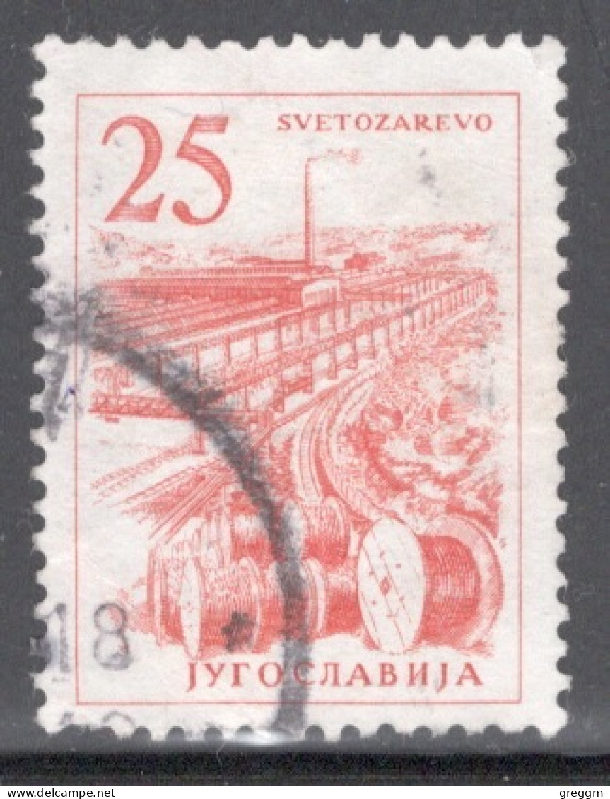 Yugoslavia 1958 Single Stamp For Technology And Architecture  In Fine Used - Used Stamps