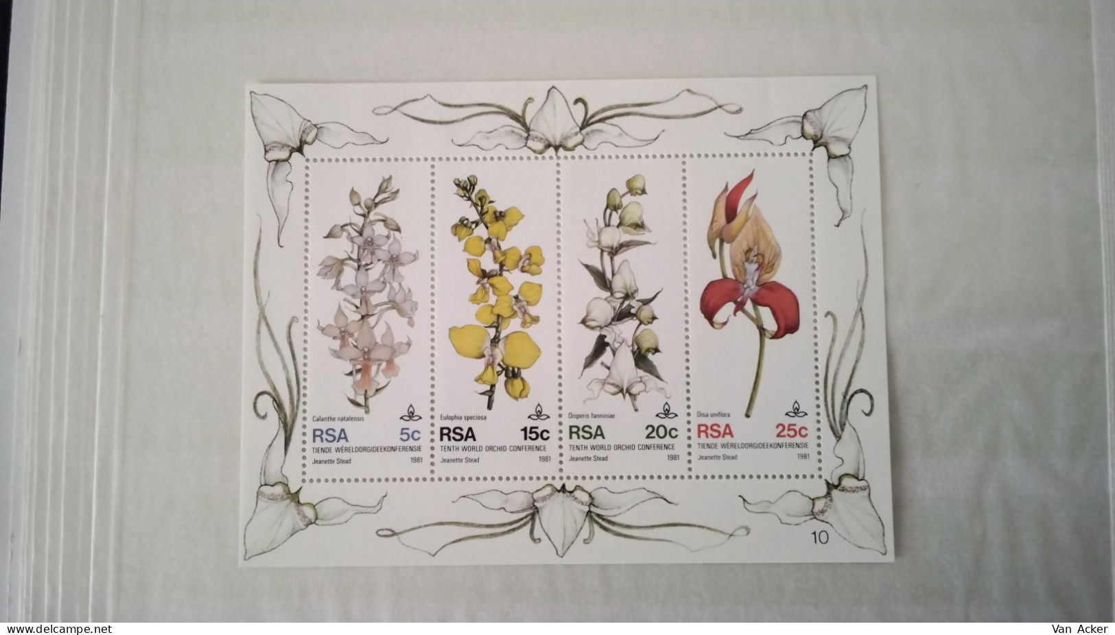 South Africa BL12** Flowers. - Blocs-feuillets