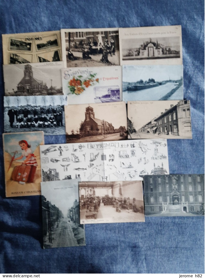 Erquelinnes : Lot De 112 Cartes Postale - Erquelines - Erquelinnes