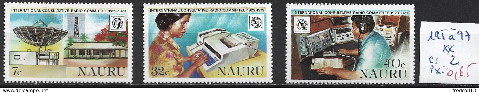 NAURU 195 à 97 * Côte 2 € - Nauru