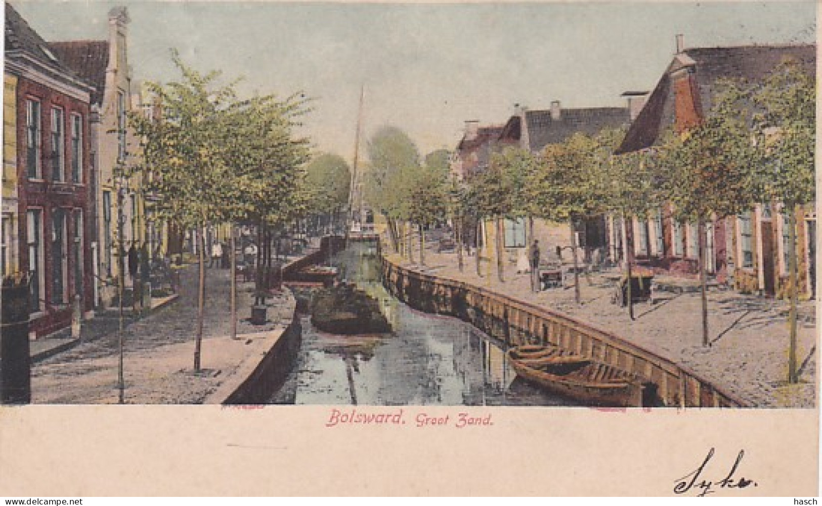 48493Bolsward, Groot Zand. (poststempel 1906) - Bolsward