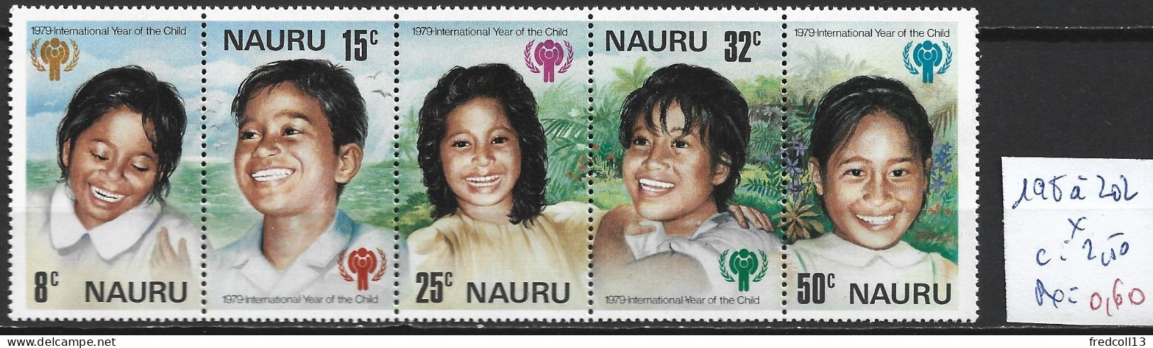 NAURU 198 à 202 * Côte 2.50 € - Nauru