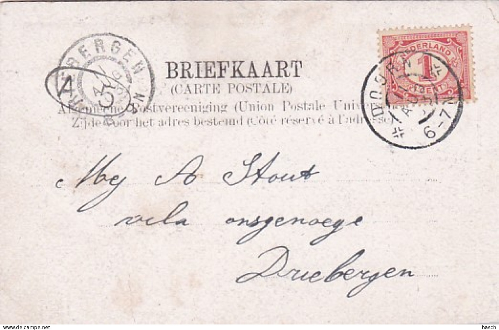 484958Doorn, Postkantoor. (poststempel 1903)(kleine Vouwen In Hoeken En Randen) - Doorn