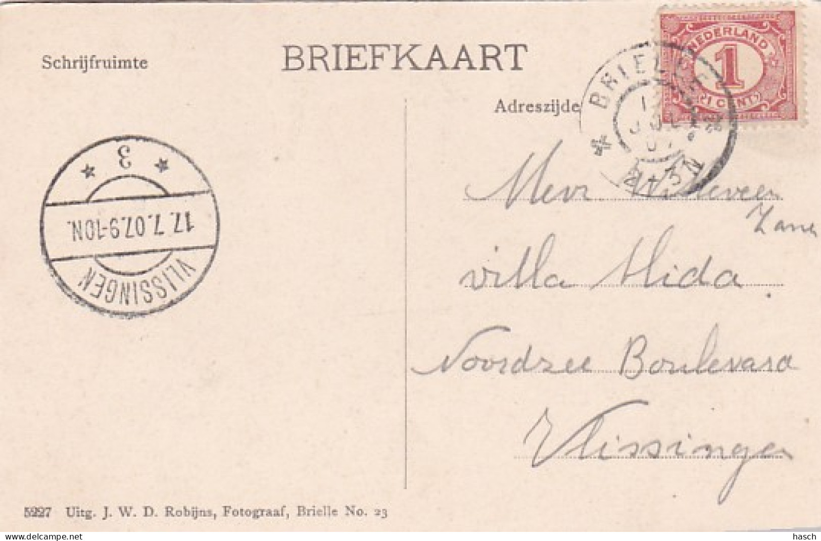 484959Brielle, Kapel Met Graf Van De H. H. Martelaren Van Gorkum. (poststempel 1907) - Brielle