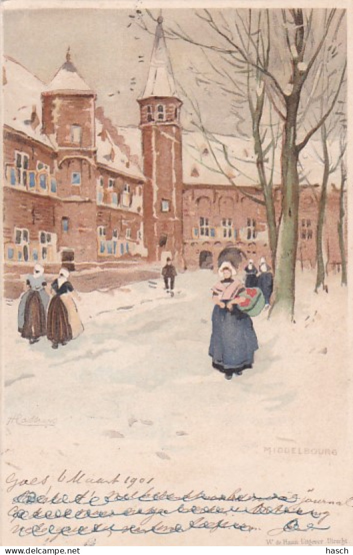 484967Middelburg, (geschilderd Door H. Cassiers)1901. - Middelburg