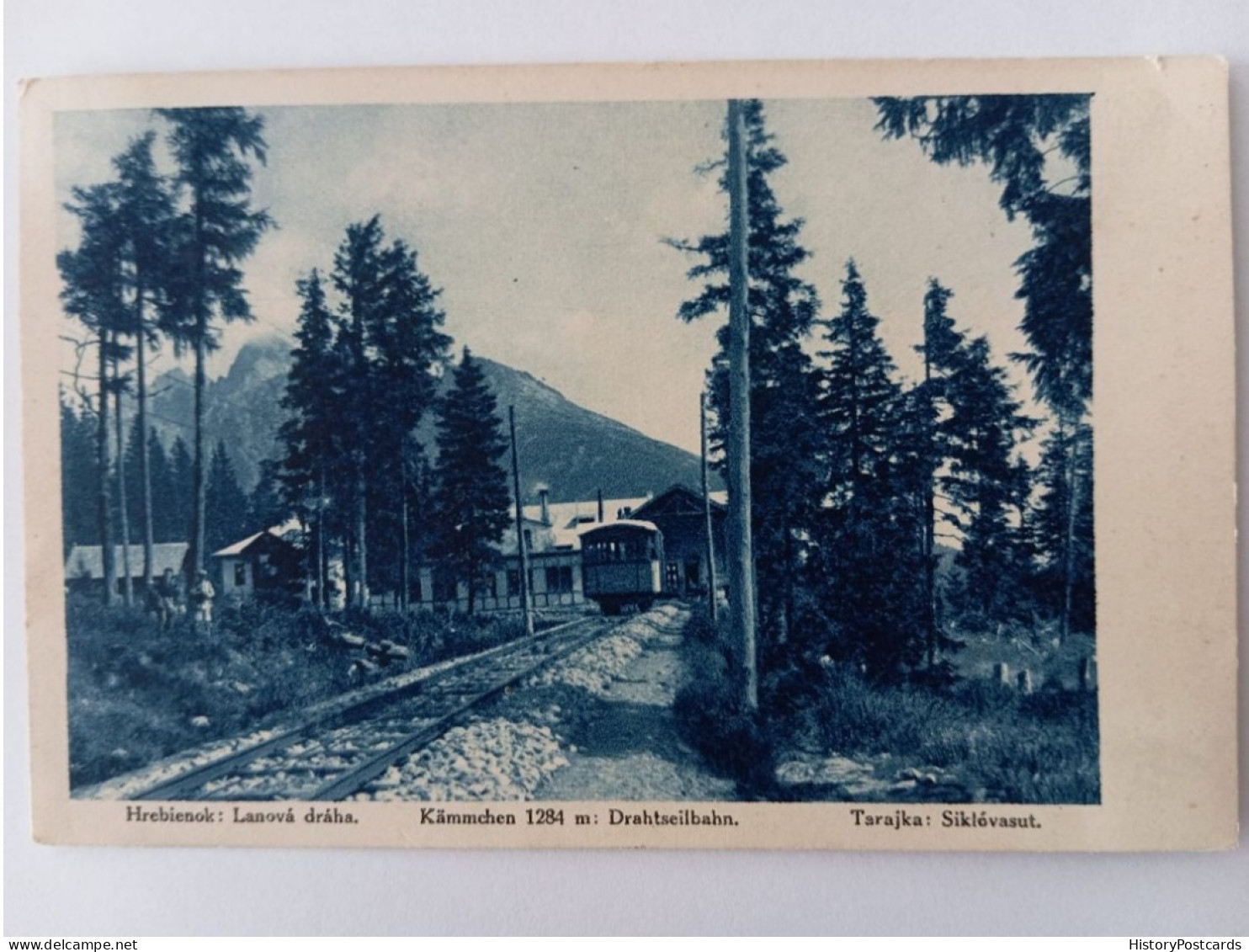 Hrebienok, Dt.Kämmchen, Drahtseilbahn, Lanová Draha, Hohe Tatra, 1930 - Slovacchia