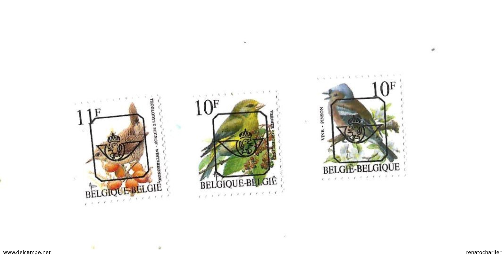 10,11 Francs. MNH,Neuf Sans Charnière. - Typografisch 1986-96 (Vogels)