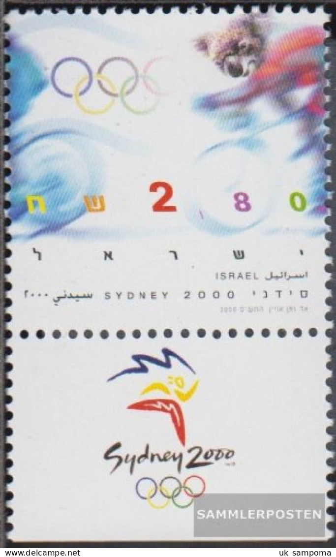 Israel 1562 With Tab (complete Issue) Unmounted Mint / Never Hinged 2000 Olympics Summer - Ungebraucht (mit Tabs)