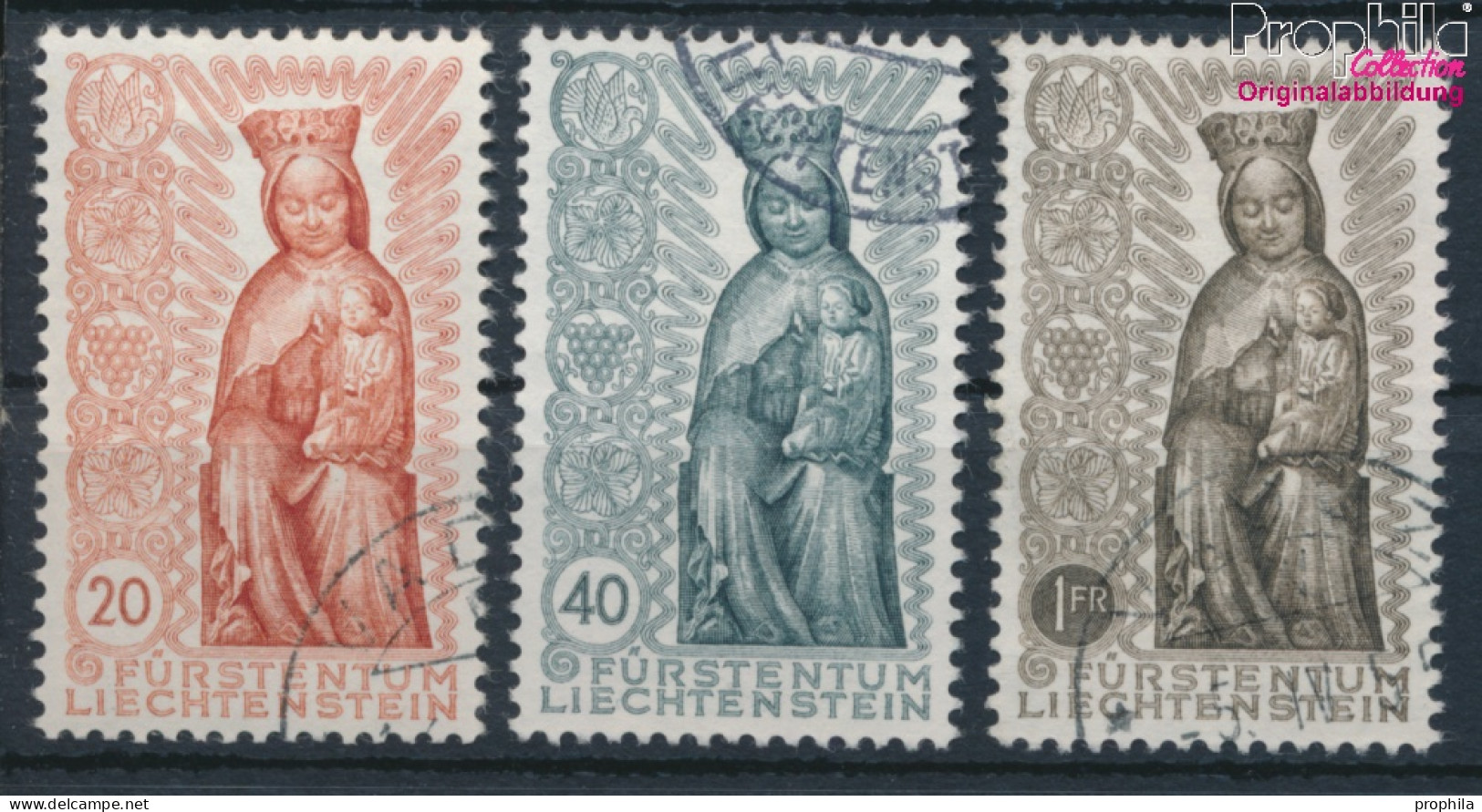 Liechtenstein 329-331 (kompl.Ausg.) Gestempelt 1954 Marianisches Jahr (10331918 - Gebraucht