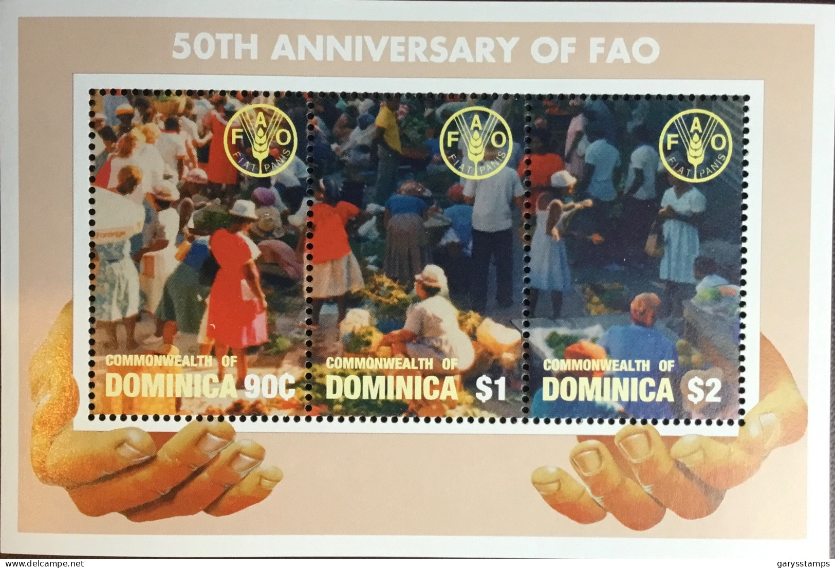 Dominica 1995 FAO Anniversary Sheetlet MNH - Dominique (1978-...)
