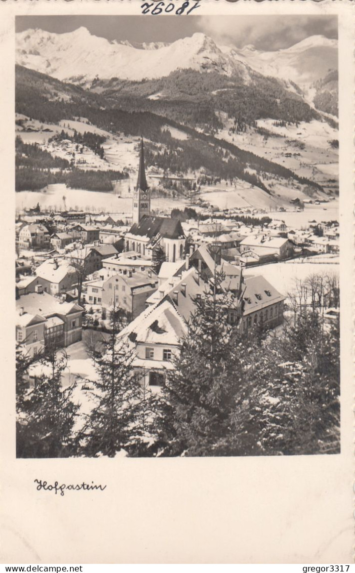 E4730) HOFGASTEIN - Salzburg - Verschneite Häuser U. Kirche - Alte FOTO AK - Bad Hofgastein