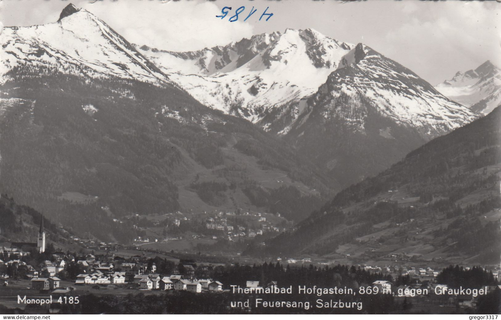 E4731) HOFGASTEIN - Theramalbad - Gegen Graukogel U. Feuersang - Salzburg FOTO AK - Bad Hofgastein