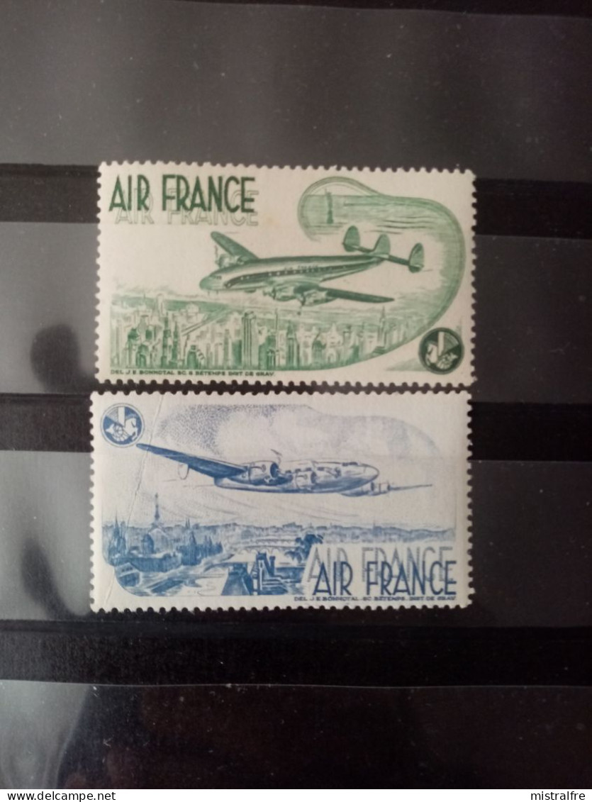 FRANCE.   Vignettes " AIR FRANCE " - Luftfahrt