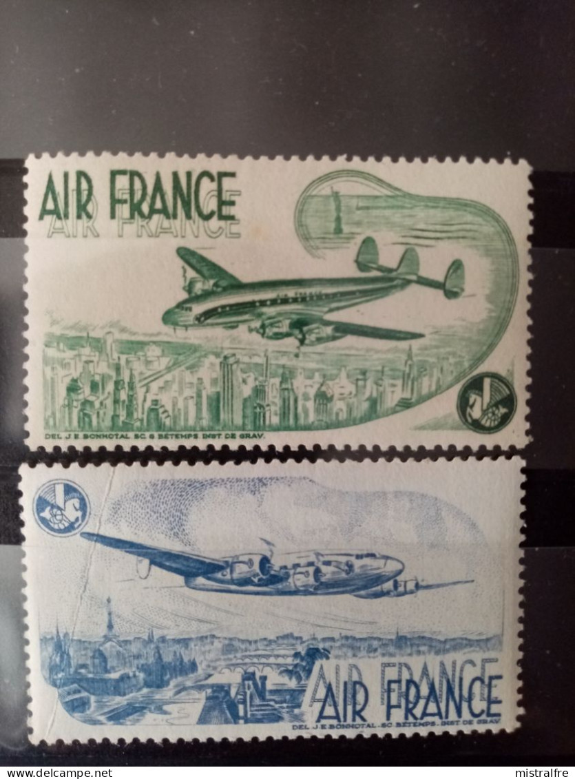 FRANCE.   Vignettes " AIR FRANCE " - Aviación