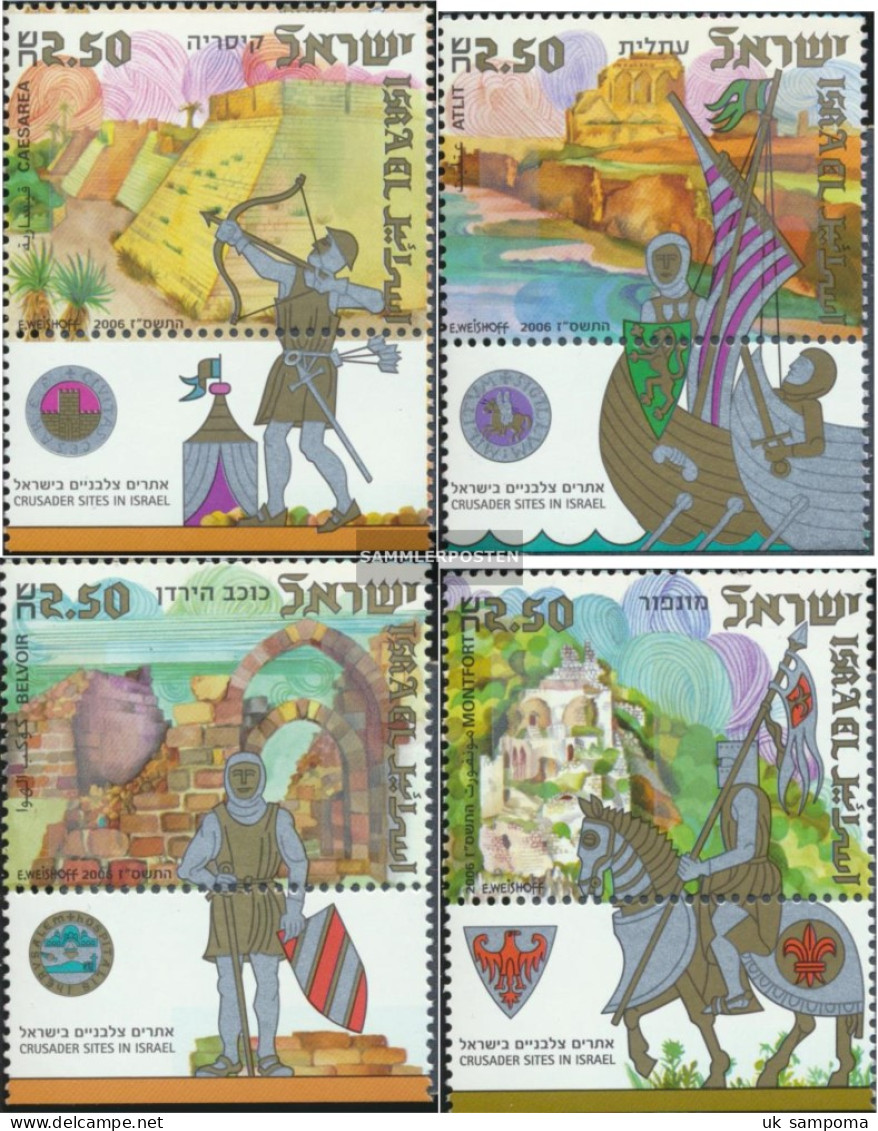 Israel 1900-1903 With Tab (complete Issue) Unmounted Mint / Never Hinged 2006 Kreuzfahrtfestungen - Ungebraucht (mit Tabs)