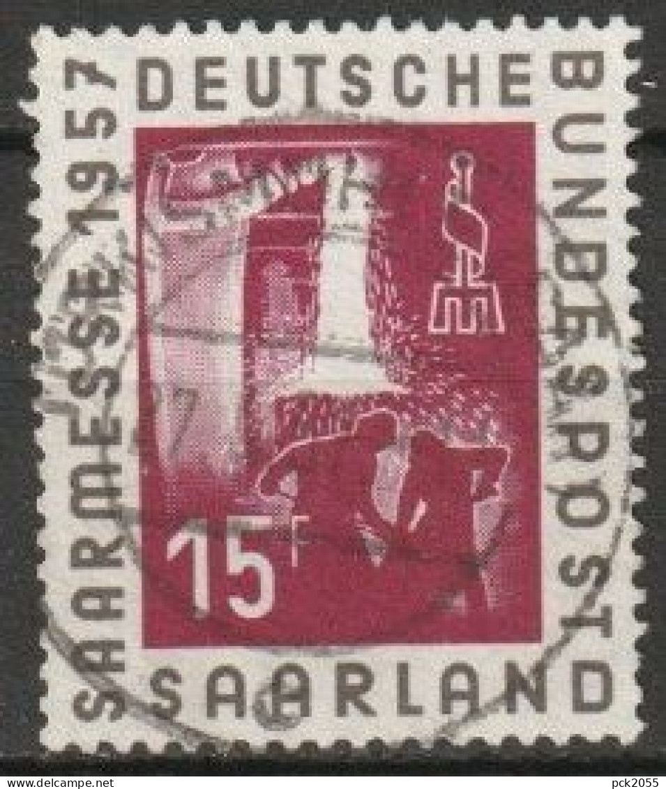 Saarland1957 Mi-Nr.400  O Gestempelt Internationale Saarmesse Saarbrücken ( A2126/3 )günstige Versandkosten - Gebraucht